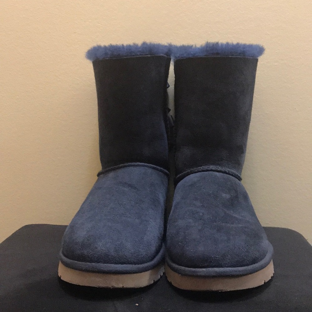 Dark Blue Bow Uggs